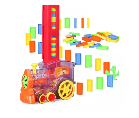 SUPER TREN DOMINO + 60 PIEZAS + ENVÍO GRATIS